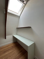 Schuine kast met bureau Amsterdam