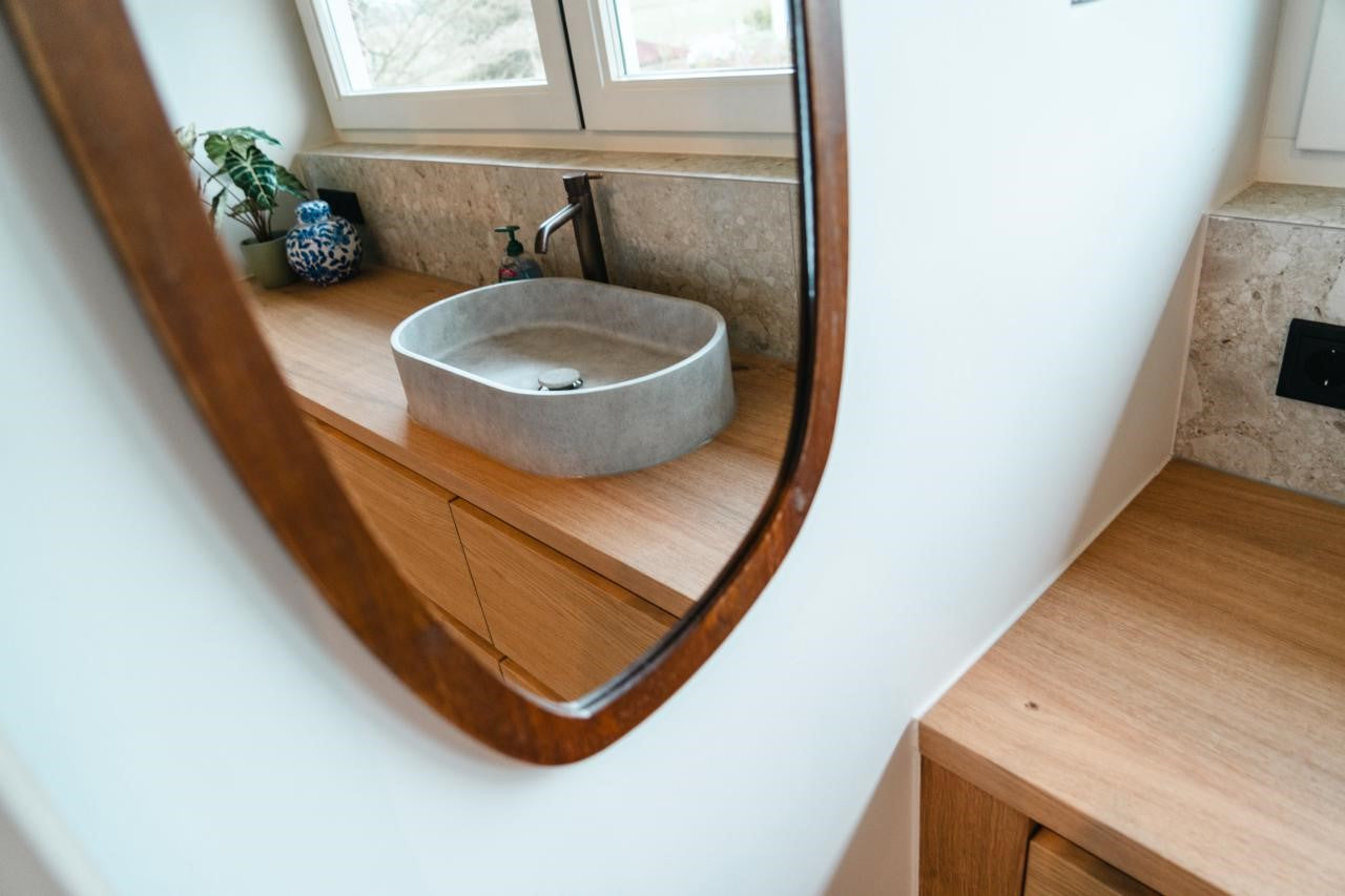 Eikenhouten badmeubel