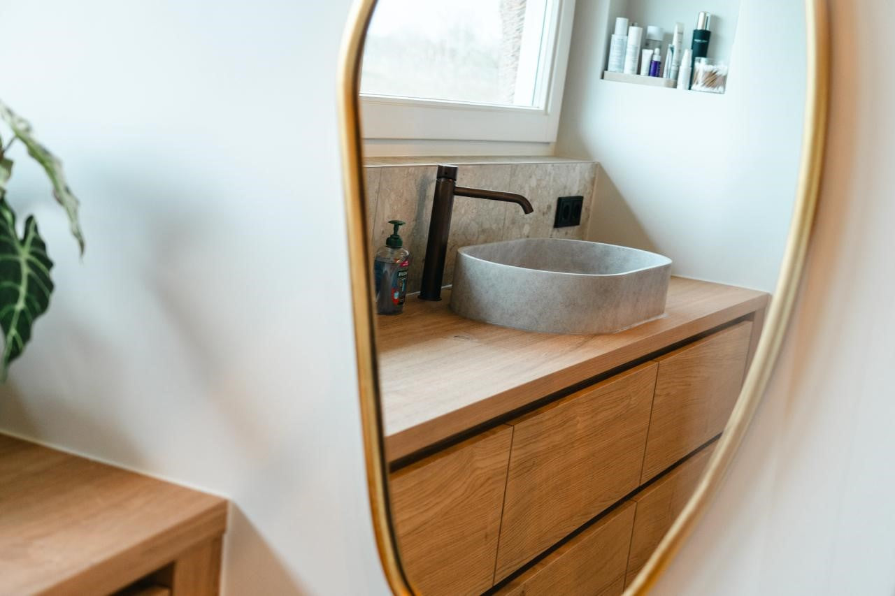 Eikenhouten badmeubel