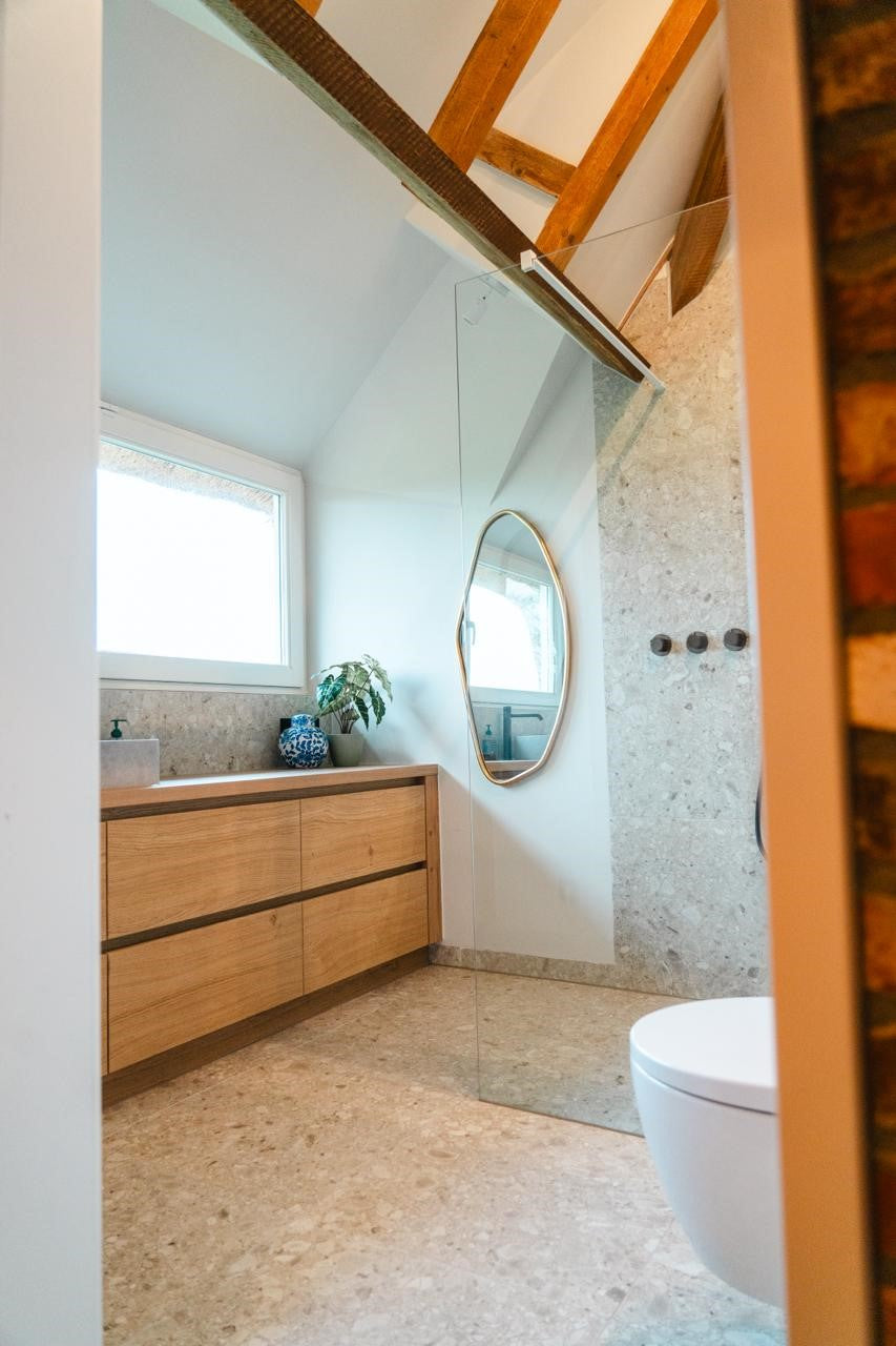 Eikenhouten badmeubel