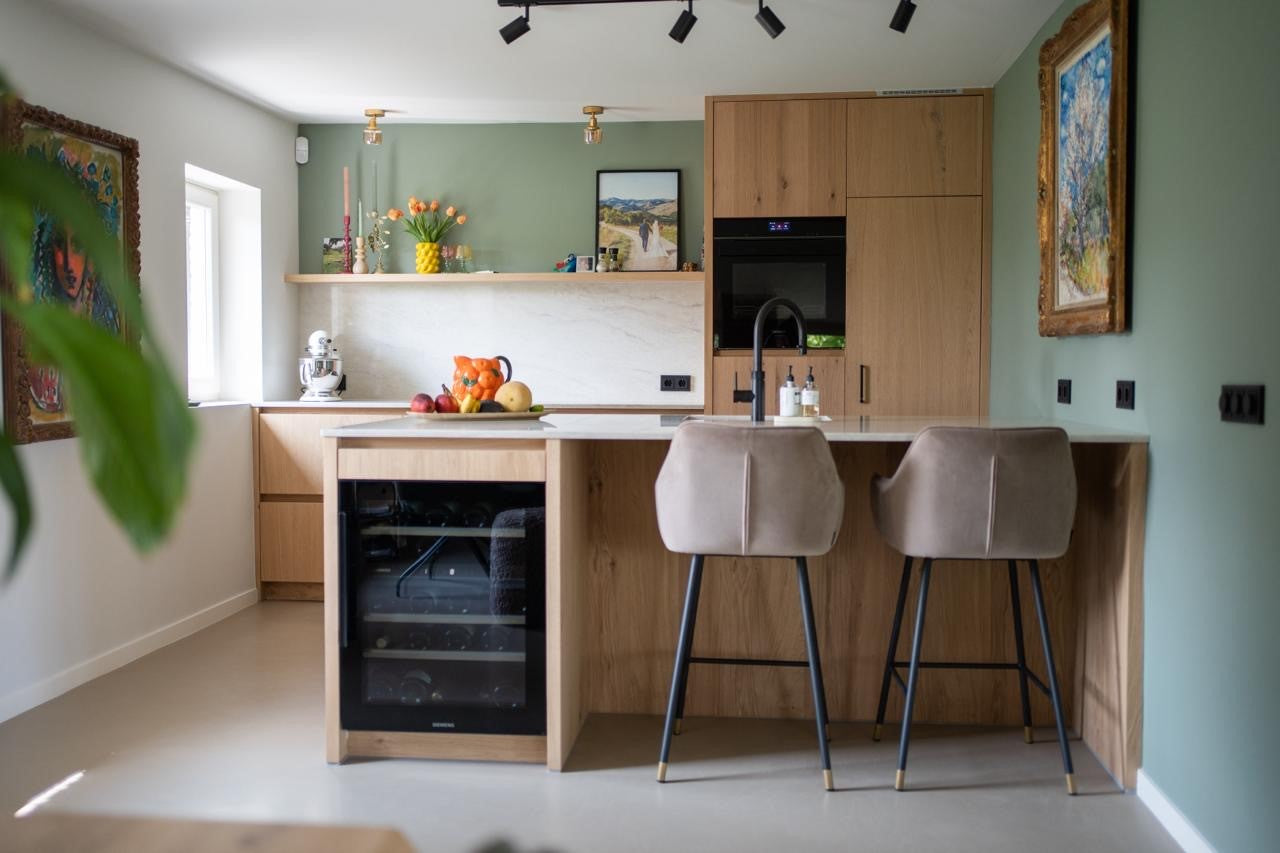 Eikenhouten keuken