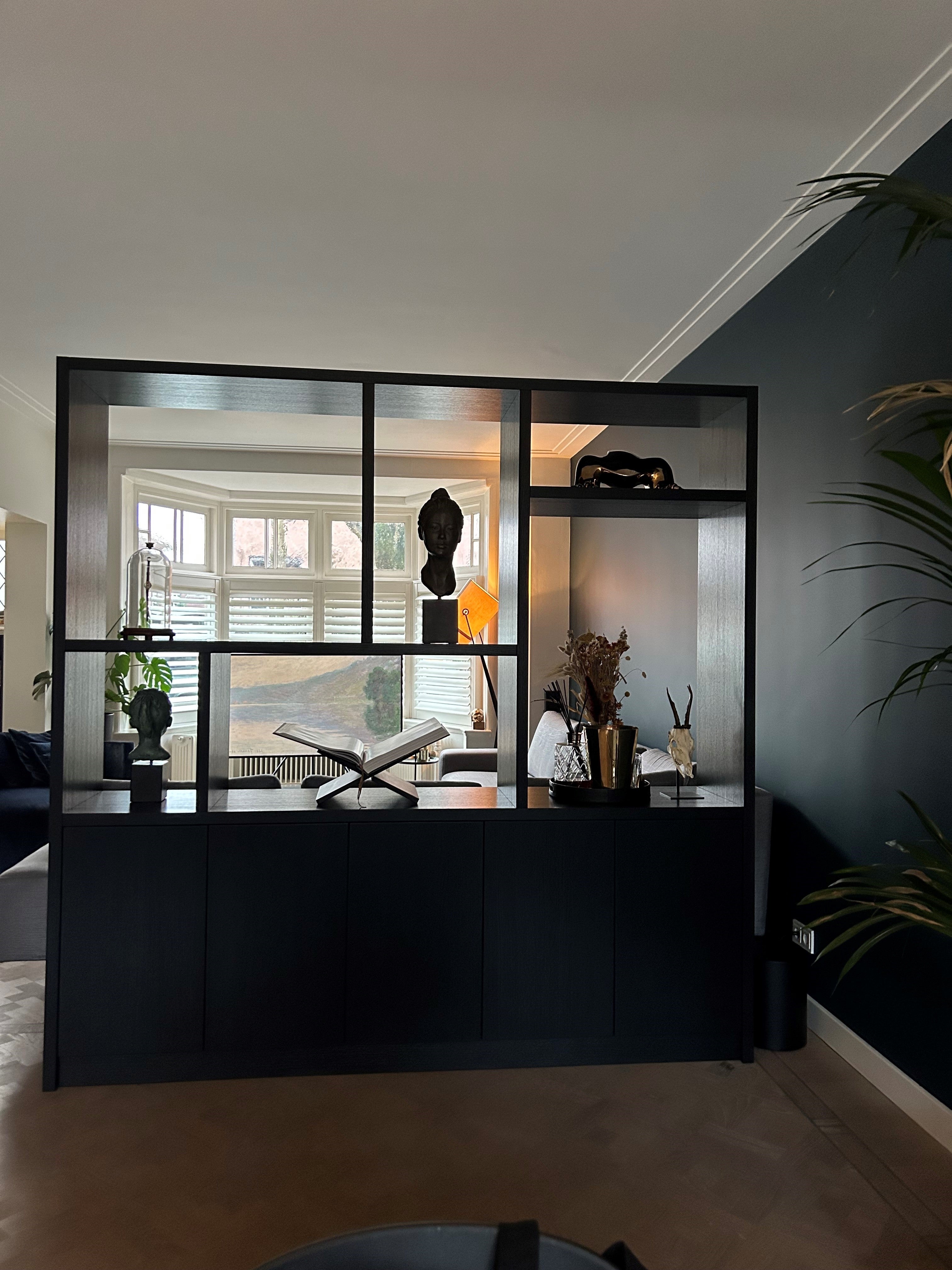 Eiken fineer Roomdivider