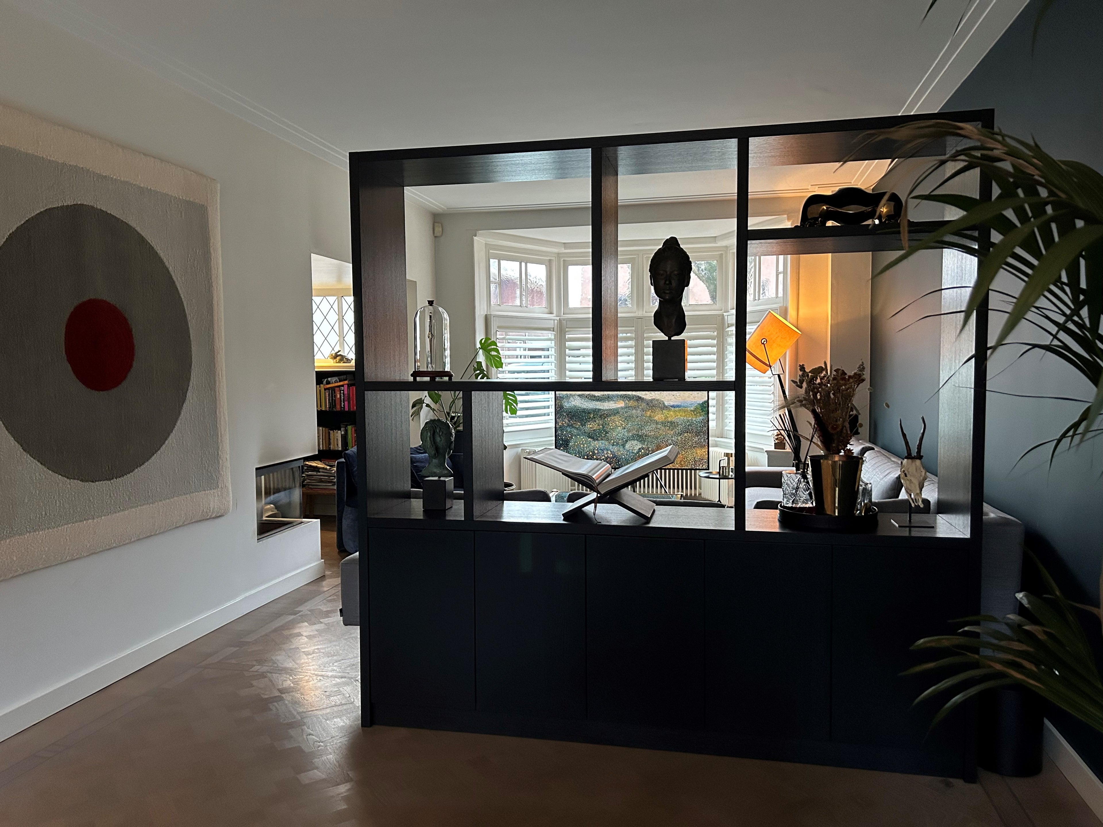 Eiken fineer Roomdivider