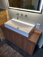 Noten-look badkamermeubel